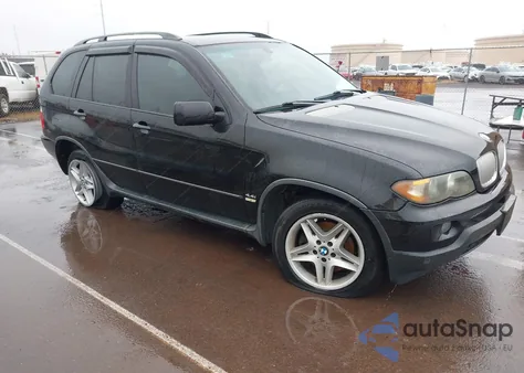 2005 BMW X5 4.4I from USA, damaged, VIN 5UXFB53555LV20384